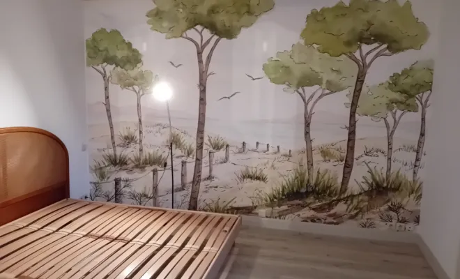 Pose tapisserie déco