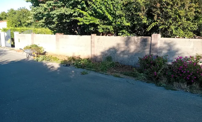 Chantier à réaliser: enduire le mur